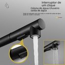 Ver imagem 6 de Torneira Cozinha Monocomando Gourmet Inox 304 Preto Fosco
