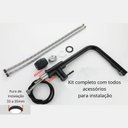 Ver imagem 4 de Torneira Cozinha Monocomando Gourmet Inox 304 Preto Fosco