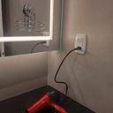 Ver imagem 7 de Suporte Para Secador de Cabelo com Ventosa ABS Aço Cromado Faciliti Schmitt