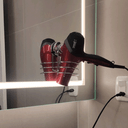 Ver imagem 4 de Suporte Para Secador de Cabelo com Ventosa ABS Aço Cromado Faciliti Schmitt