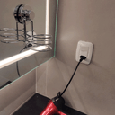 Ver imagem 5 de Suporte Para Secador de Cabelo com Ventosa ABS Aço Cromado Faciliti Schmitt