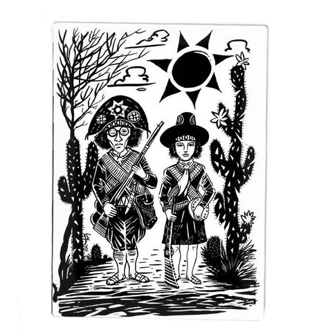 Placa Decorativo Lampião e Maria Bonita Cordel Nordeste