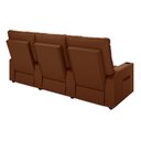 Ver imagem 6 de Poltrona do Papai Reclinável Sala de Cinema Barcelona Glider Manual Giratória Usb Pu Caramelo G23 En