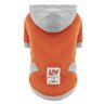 Roupa Para Cachorro Moleton Basic Hoody Laranja Tamanho S - 1