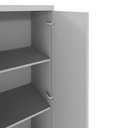 Ver imagem 4 de Armário Escritório Extra Alto 80cm X 210cm 2 Portas Chave F5