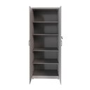 Ver imagem 5 de Armário Escritório Extra Alto 80cm X 210cm 2 Portas Chave F5