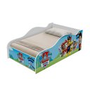 Ver imagem 4 de Mini Cama Carro Infantil Patrulha Canina com Colchão D18 Temática Decorativa para Quarto Infantil