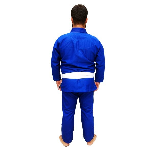 Kimono Trançado Jiu Jitsu Reforçado Azul - A1 - 2