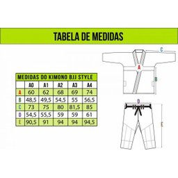 Kimono de Jiu jitsu Kvra Bjj Future Branco A4 - 2