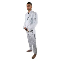 Kimono de Jiu jitsu Kvra Bjj Future Branco A4 - 3