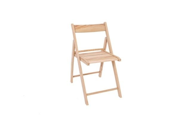 Conjunto de Mesa Dobrável de Madeira com 2 Cadeiras Flexo Gourmet sem Pintura - Une Móveis - 3