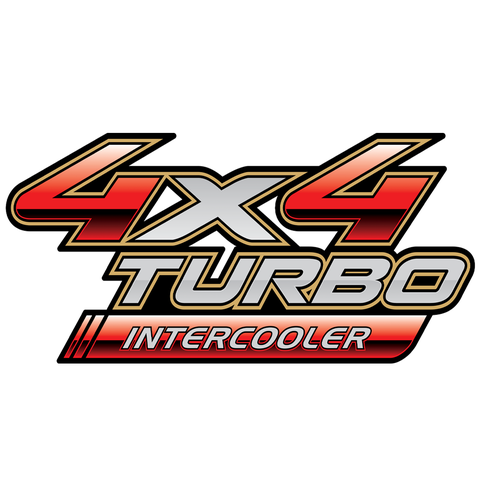 Adesivo Par de Emblema Hilux 4x4 Turbo Intercooler Teu Adesivo Vermelho