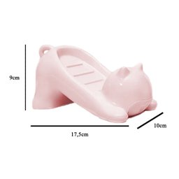 Saboneteira Porta Sabonete Gato Gatinho Banheiro Pia Mesa Bancada Lavabo Box Decoraçao Divertido Enf - 4