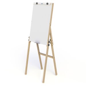 Flip Chart Quadro Branco Soft Dobrável 57x88cm com Marcado e Bloco de Folhas