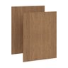 Conjunto 2 Unidades Painel Mdf Castro Macadâmia - 1