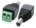 Ver imagem 1 de Kit 10 Conector Borne X P4 Macho Cftv Segurança Instalação