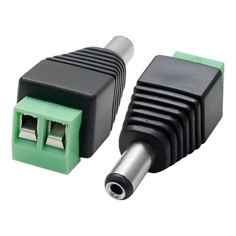Kit 10 Conector Borne X P4 Macho Cftv Segurança Instalação