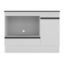 Ver mais imagens de Balcão Cozinha para Cooktop e Forno 105cm 1 Porta 1 Gaveta com Rodapé Veneza Multimóveis Mp2295