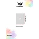 Ver imagem 4 de Puff Quadrado Não É Segredo Suede Liso Preto Rodinha 40x45 Nspq07tsl-r