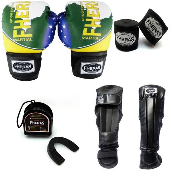 Kit Boxe Muay Thai Fheras Top Brasil (03000597) - 2