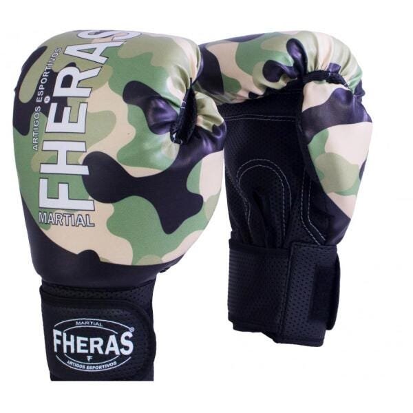 Kit Boxe Muay Thai Fheras Top Camuflado (03000034) - 8