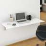 Mesa de Parede Office Dobrável 110cm - Cor Branco - 1