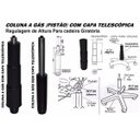 Ver imagem 6 de Cadeira de Escritório Presidente Baixa Plus com Braços Reguláveis - Poliéster Preto - Plaxmetal