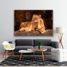 Quadro Leoa e Filhote Br Artes Pequeno 60x40 - 3