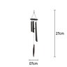 Mensageiro Sino Dos Ventos 27cm Mini Alumínio - 2
