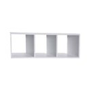 Ver imagem 3 de Nicho Triplo 90x30x20 Branco Em Mdf