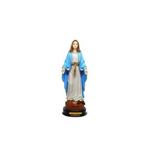 Imagem Nossa Senhora Das Graças 20cm Resina Colorida