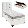Kit Cama Box Bau + Cabeceira + Colchão Solteiro D23 - D23 - Inducol - 1