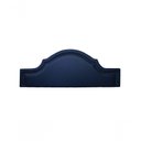 Ver imagem 2 de Cabeceira Casal Luxo 140X60 Azul Tachas Fumê