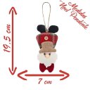 Ver imagem 2 de Kit 20 Enfeite Árvore Natal Pendente Papai Noel 19,5cm