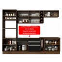 Ver imagem 3 de Cozinha Completa com Armário e Balcão Vicenza Preto Madesa
