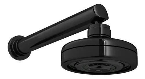 Chuveiro Com Tubo Parede Acqua Plus Deca Black Noir Brilhant - 1