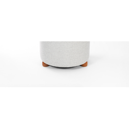 Puff Decorativo Moderno Redondo Linho Turim - 2