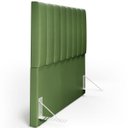 Ver imagem 6 de Cabeceira Cama Box Casal 140 cm Dália W01 Facto Verde Musgo - Lyam Decor