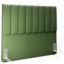 Ver imagem 2 de Cabeceira Cama Box Casal 140 cm Dália W01 Facto Verde Musgo - Lyam Decor