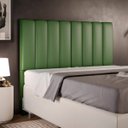 Ver imagem 1 de Cabeceira Cama Box Casal 140 cm Dália W01 Facto Verde Musgo - Lyam Decor
