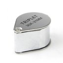 Ver imagem 2 de Lupa Mão Bolso Joalheria Relojoeiro Ourives Eletrônica 30x21mm Portátil Articulada Zoom Geologia Pro