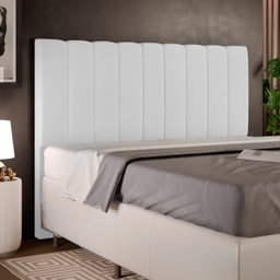 Cabeceira Cama Box Queen 160 Cm Dália W01 Facto Branco - Lyam Decor - 2