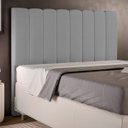 Ver imagem 1 de Cabeceira Cama Box Casal 140 cm Dália W01 Facto Cinza - Lyam Decor