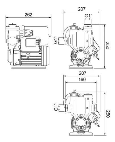 Pressurizador De Água Lorenzetti Pl 400p Bivolt 370w 1/2 Cv - 5
