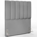 Ver imagem 2 de Cabeceira Cama Box Solteiro 100 cm Dália W01 Facto Cinza - Lyam Decor