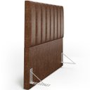 Ver imagem 5 de Cabeceira Cama Box Casal 140cm Dália W01 Couríssimo Marrom - Lyam Decor
