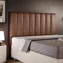 Ver imagem 1 de Cabeceira Cama Box Casal 140cm Dália W01 Couríssimo Marrom - Lyam Decor
