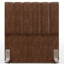 Ver imagem 6 de Cabeceira Cama Box Solteiro 100 cm Dália W01 Couríssimo Marrom - Lyam Decor