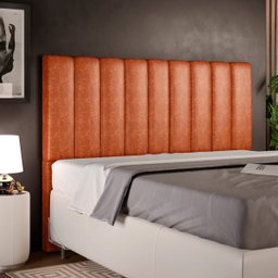 Cabeceira Cama Box Queen 160 Cm Dália W01 Couríssimo Camel - Lyam Decor - 2
