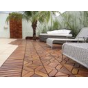 Ver imagem 6 de Deck de Madeira Modulado 6 Ripas 60x60 Kit 36 Peças (12m²)